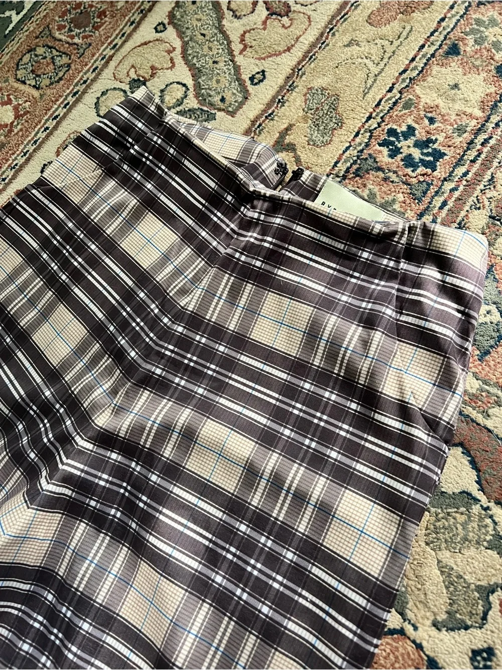 Plaid Straight-Leg Trouser Golf Pants - Picture 3 of 7